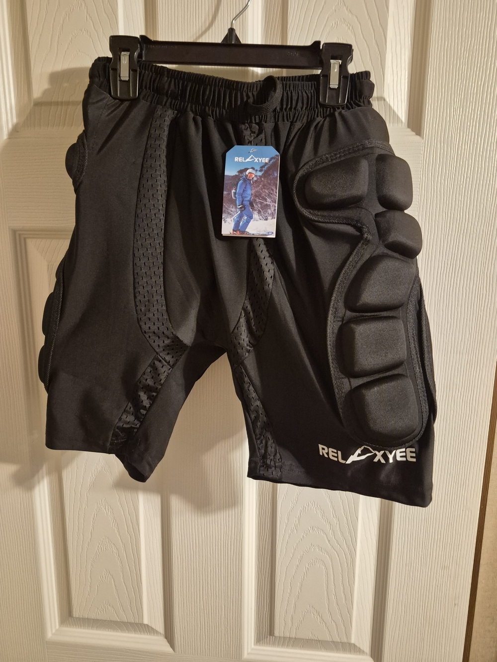 Men’s Black Padded Impact Protection Shorts